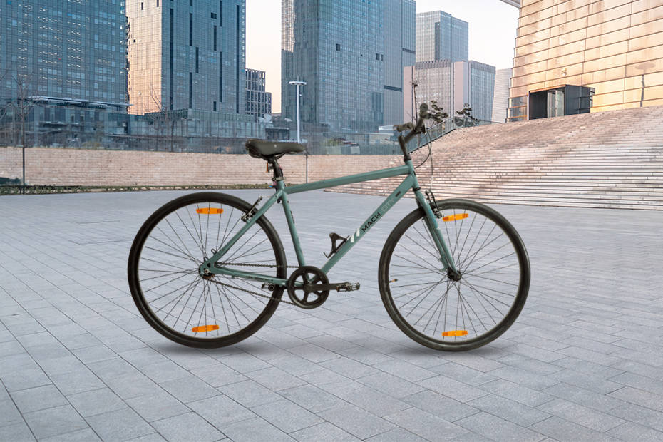 MACH City Munich Single Speed Medium Lead Grey vs MACH City iBike Single Speed 700C