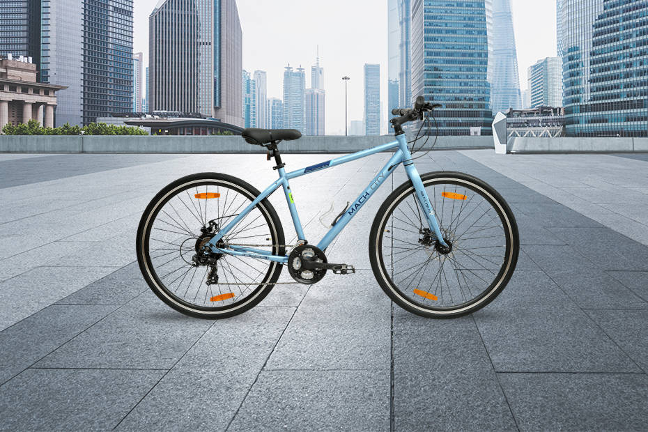 MACH City Montreal Single Speed Medium Montreal Blue vs Ninety One Tracer700C - Single Speed