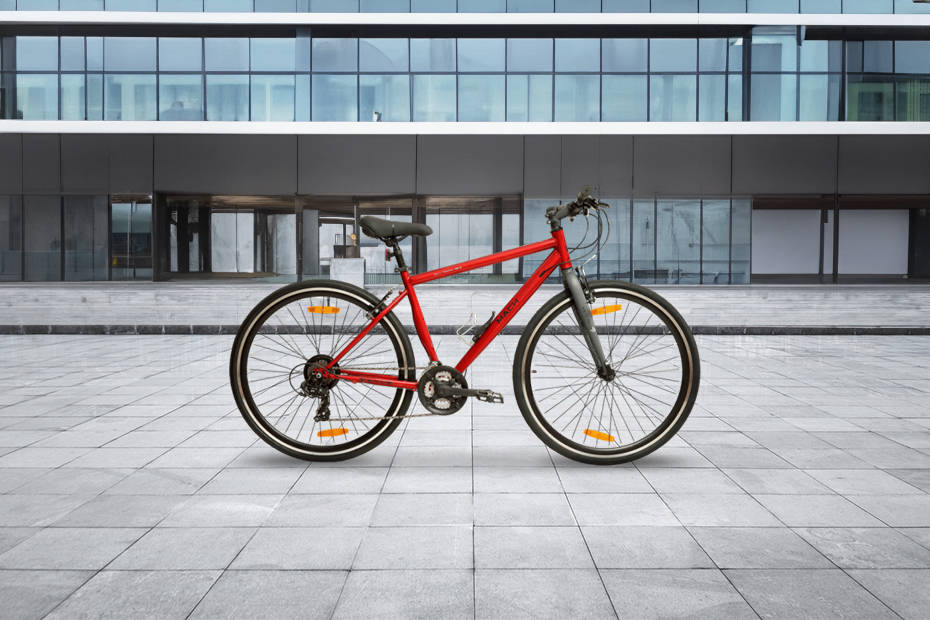 MACH City Munich 21 Speed Medium Stark Red Price 2024 Cycles HP Mileage Specification