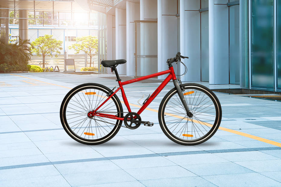 MACH City Munich Single Speed Medium Stark red vs MACH City iBike Single Speed 700C Comparison Price Specs